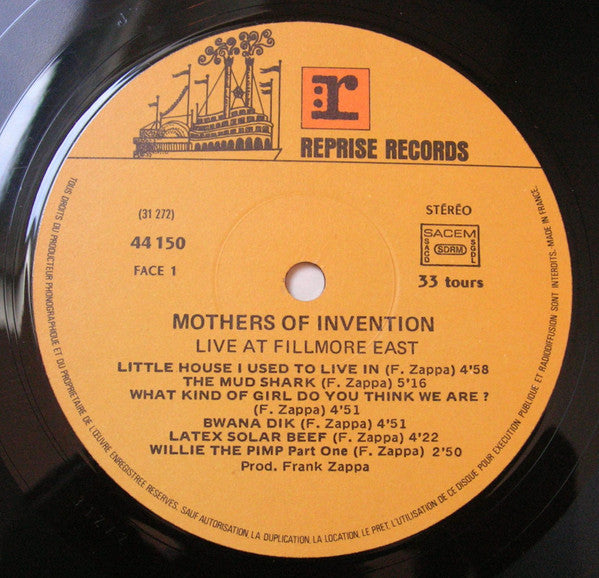 The Mothers ~ Fillmore East - June 1971 (Vinyl) - Djungel & Jazz