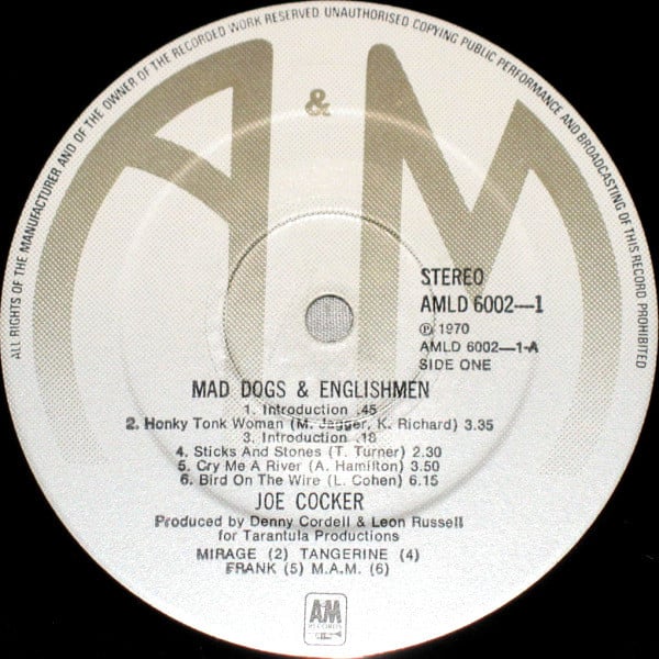 Joe Cocker ~ Mad Dogs & Englishmen (Vinyl) - Djungel & Jazz