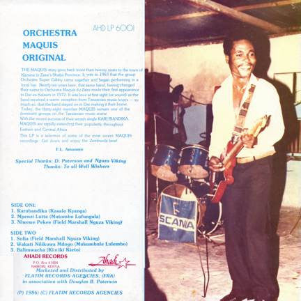 Orchestra Maquis Original ~ Karubandika (Vinyl) - Djungel & Jazz