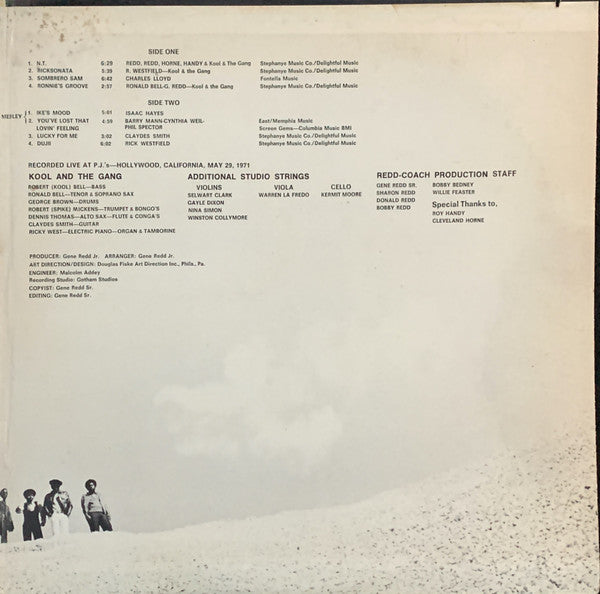 Kool And The Gang* : Live At P.J.'s (LP, Album, Gat)