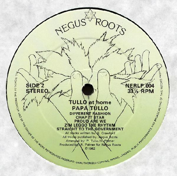 Papa Tullo : Tullo At Home (LP, Album)