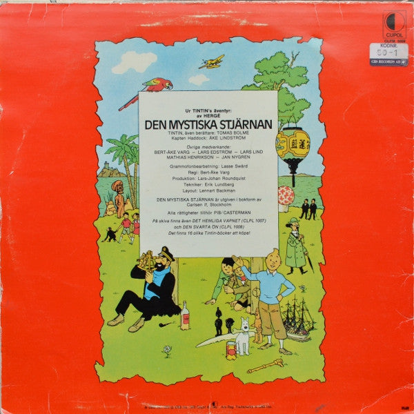 Hergé ~ Tintin: Den Mystiska Stjärnan (Vinyl) - Djungel & Jazz
