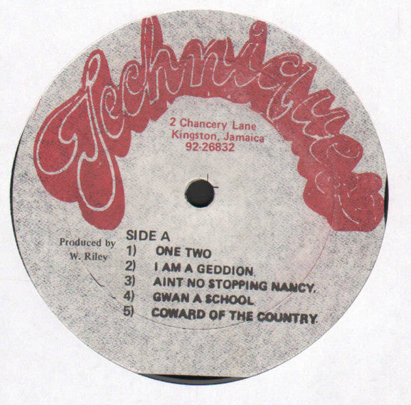 Sister Nancy : One, Two (LP, Album)