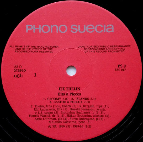 Eje Thelin ~ Bits & Pieces (Vinyl) - Djungel & Jazz