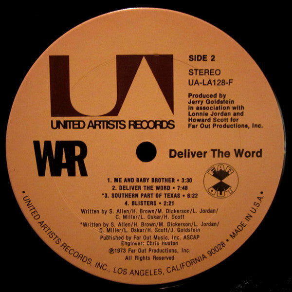 War ~ Deliver The Word (Vinyl) - Djungel & Jazz
