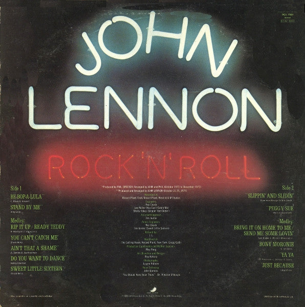 John Lennon ~ Rock 'N' Roll (Vinyl) - Djungel & Jazz