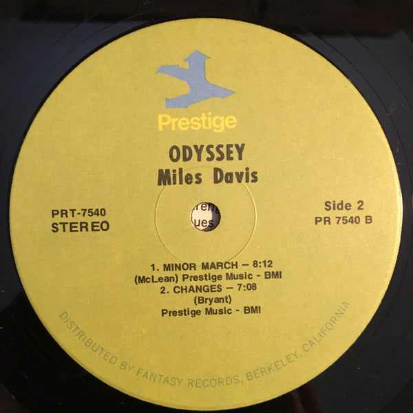 Miles Davis : Odyssey! (LP, Album, Mono, RE, RM)