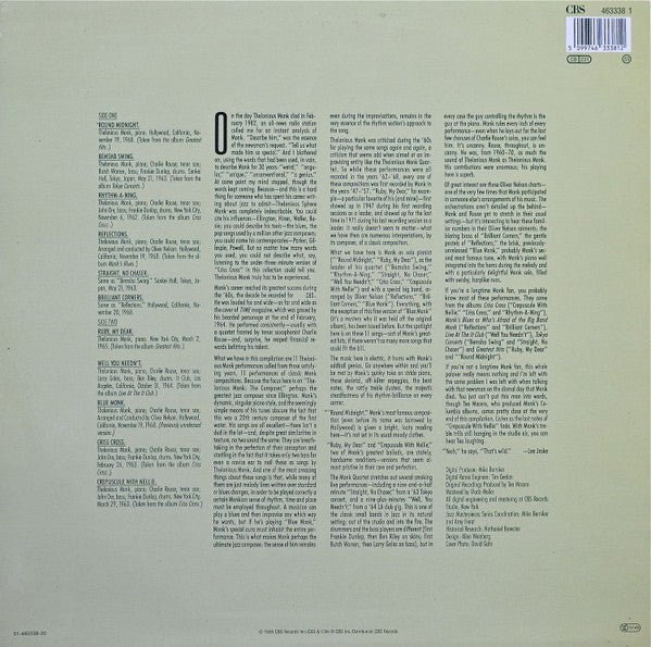 Thelonious Monk ~ The Composer (Vinyl) - Djungel & Jazz