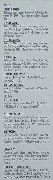 Thelonious Monk ~ The Composer (Vinyl) - Djungel & Jazz