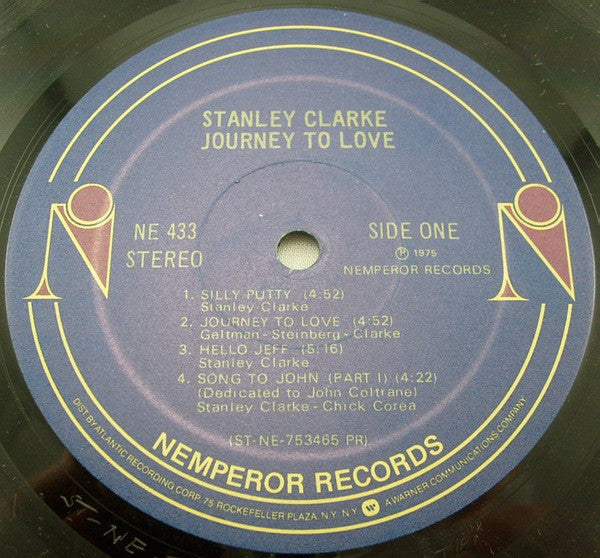 Stanley Clarke ~ Journey To Love (Vinyl) - Djungel & Jazz