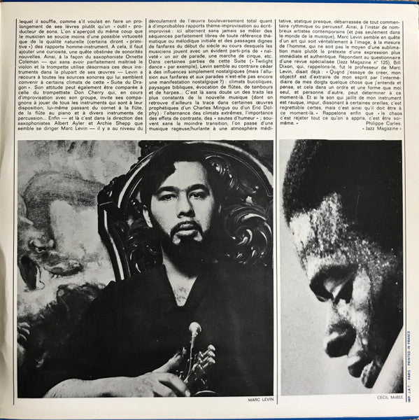 Marc Levin And His Free Unit ~ The Dragon Suite (Vinyl) - Djungel & Jazz