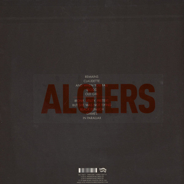 Algiers ~ Algiers (Vinyl) - Djungel & Jazz