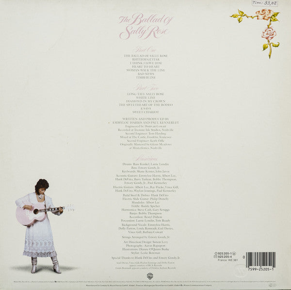 Emmylou Harris ~ The Ballad Of Sally Rose (Vinyl) - Djungel & Jazz