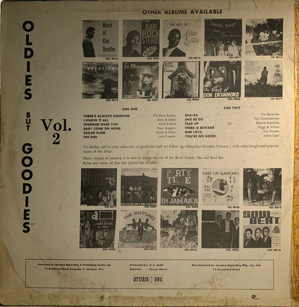 Various : Oldies But Goodies Vol. 2 (LP, Comp, RE)