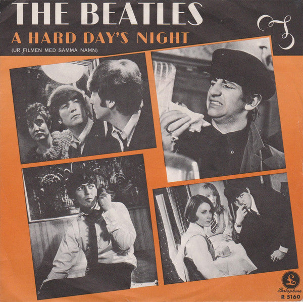 The Beatles : A Hard Day's Night (7", Single, Ora)