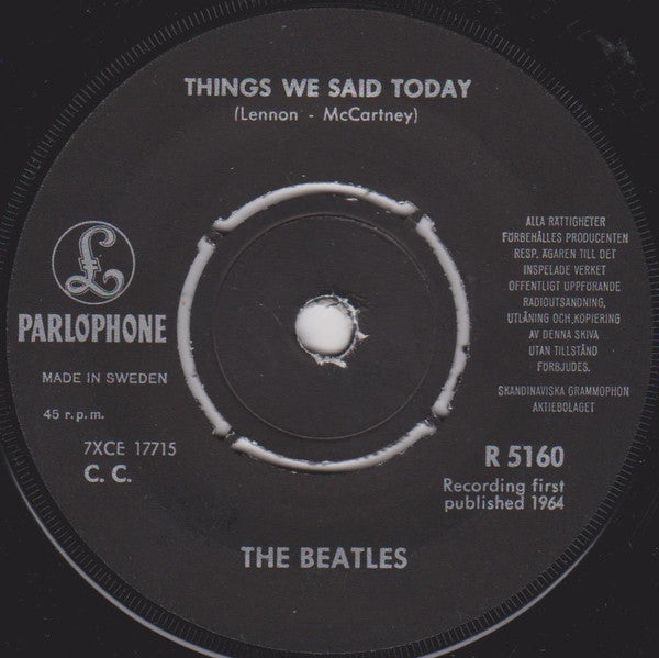 The Beatles ~ A Hard Day's Night (Vinyl) - Djungel & Jazz