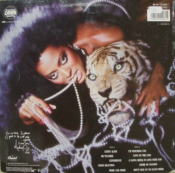 Diana Ross ~ Eaten Alive (Vinyl) - Djungel & Jazz