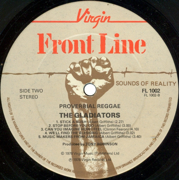 The Gladiators : Proverbial Reggae (LP, Album)