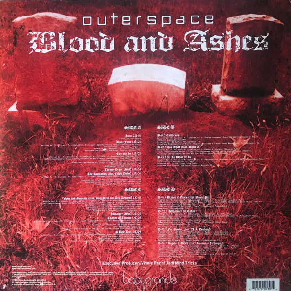 Outerspace ~ Blood And Ashes (Vinyl) - Djungel & Jazz