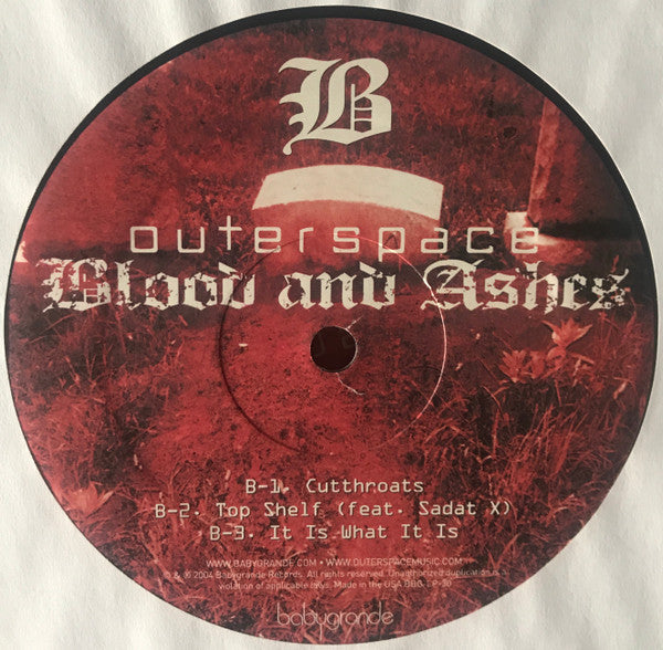 Outerspace ~ Blood And Ashes (Vinyl) - Djungel & Jazz