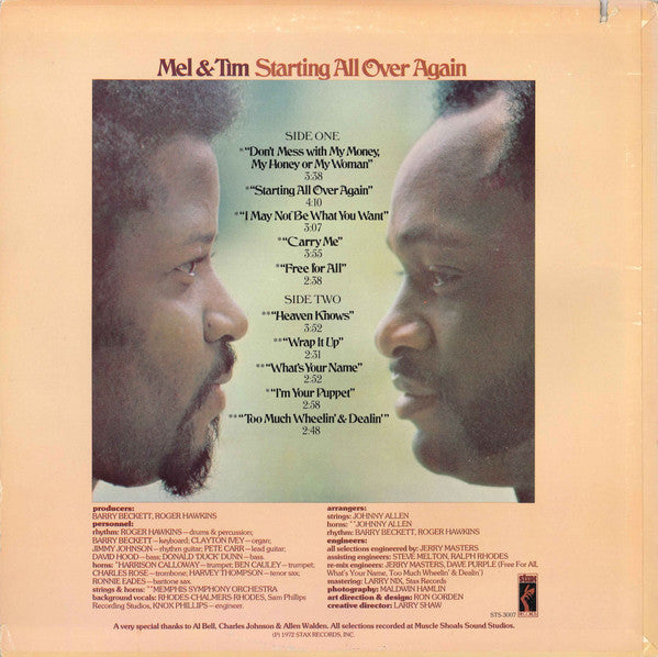 Mel & Tim ~ Starting All Over Again (Vinyl) - Djungel & Jazz