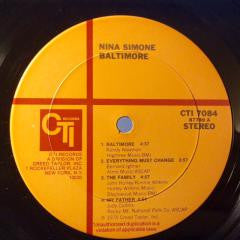 Nina Simone ~ Baltimore (Vinyl) - Djungel & Jazz
