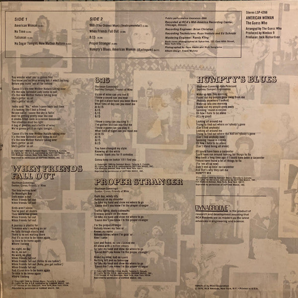 The Guess Who ~ American Woman (Vinyl) - Djungel & Jazz