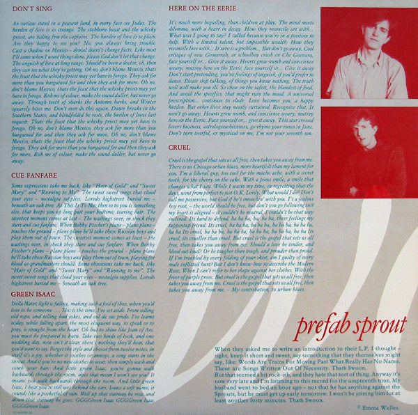 Prefab Sprout ~ Swoon (Vinyl) - Djungel & Jazz