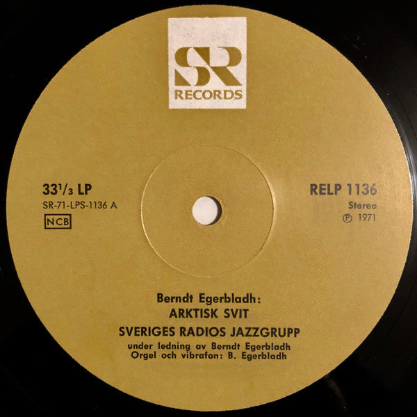 Sveriges Radios Jazzgrupp ~ Arktisk Svit / En Dag I Radiohuset Med Bröderna Marx (Vinyl) - Djungel & Jazz