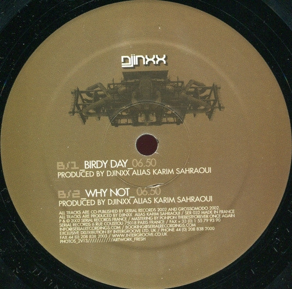 Djinxx ~ The Time Out Gallery EP (Vinyl) - Djungel & Jazz