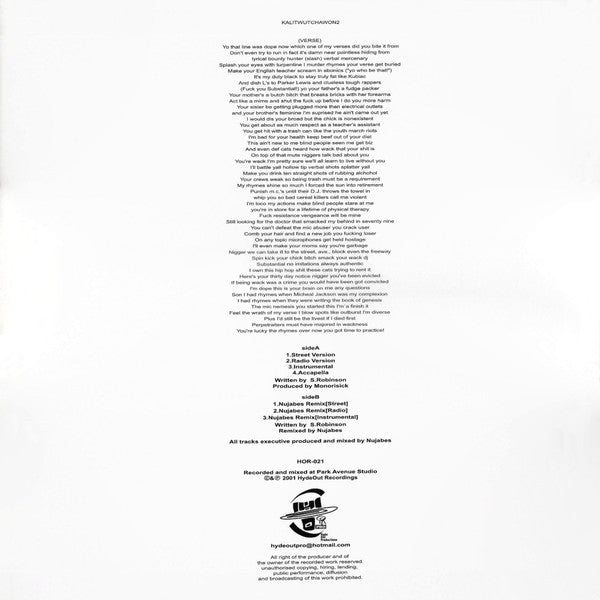 Substantial : Kalitwutchawon2 (12")