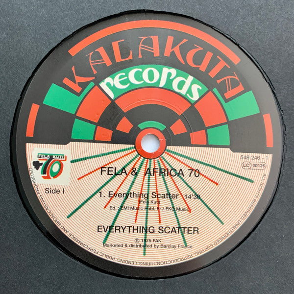 Fela Kuti & Africa 70 ~ Everything Scatter (Vinyl) - Djungel & Jazz
