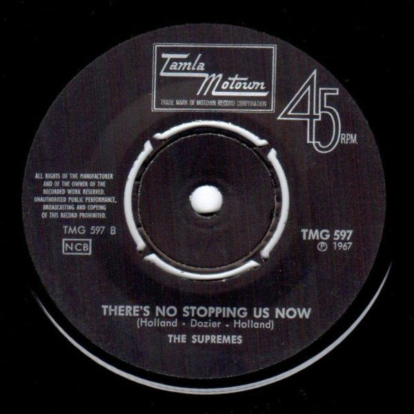 The Supremes ~ Love Is Here And Now You're Gone/ There's No Stopping Us Now (Vinyl) - Djungel & Jazz