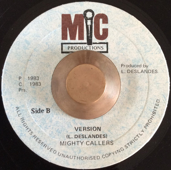 Mighty Callers : Cool Down Your Temper (7", Single)