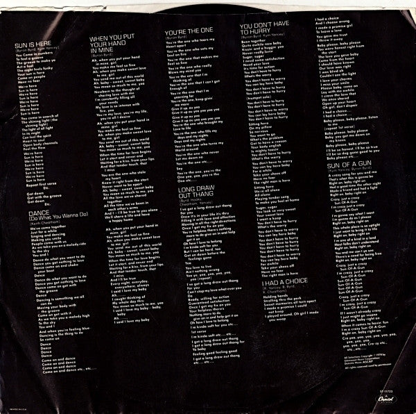 Sun (7) : Sunburn (LP, Album, Win)