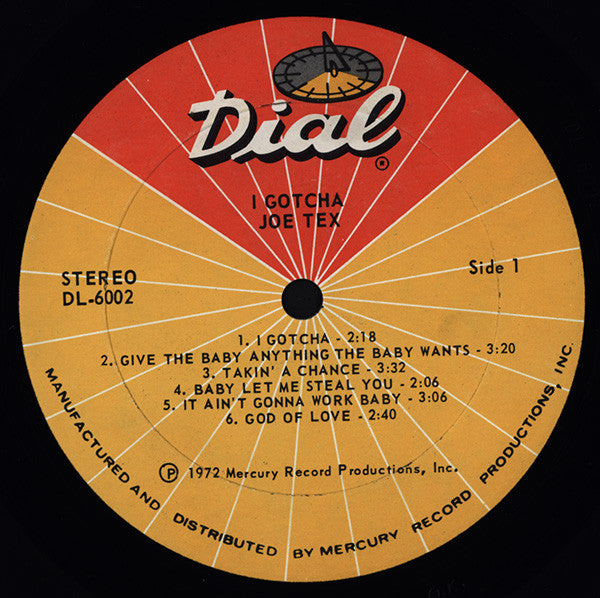 Joe Tex ~ I Gotcha (Vinyl) - Djungel & Jazz