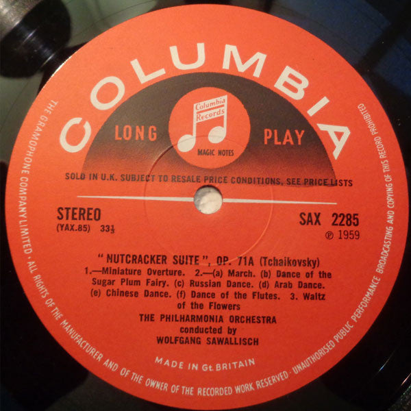 Tchaikovsky - Wolfgang Sawallisch, Philharmonia Orchestra ~ Swan Lake & Nutcracker Ballet Suites (Vinyl) - Djungel & Jazz