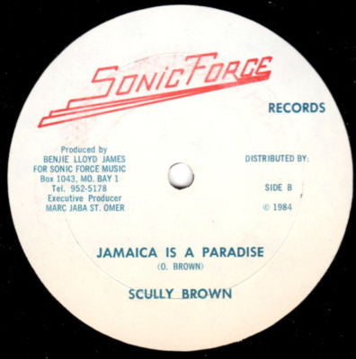 Scully Brown : Arguement / Jamaica Is A Paradise (12")