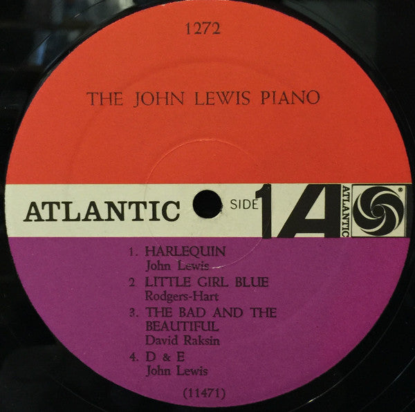 John Lewis (2) : The John Lewis Piano (LP, Album, Mono, RP, Bla)