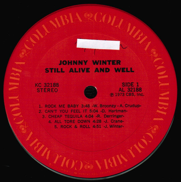 Johnny Winter ~ Still Alive And Well (Vinyl) - Djungel & Jazz