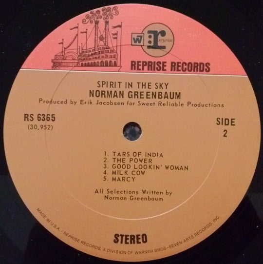 Norman Greenbaum ~ Spirit In The Sky (Vinyl) - Djungel & Jazz