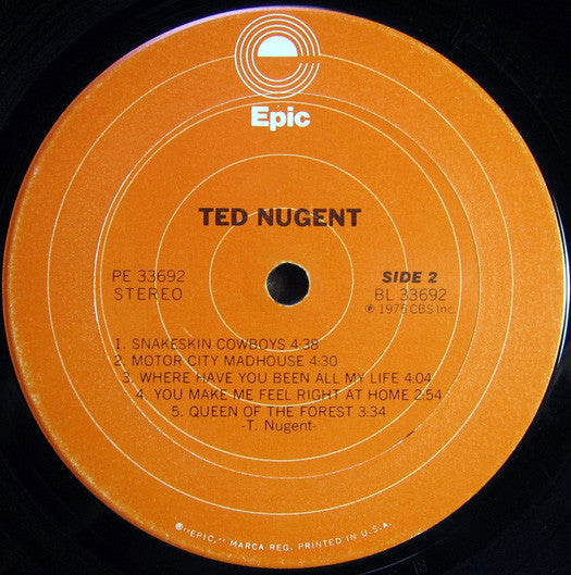 Ted Nugent : Ted Nugent (LP, Album)