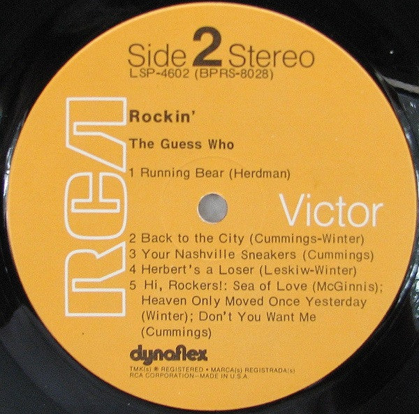 The Guess Who ~ Rockin' (Vinyl) - Djungel & Jazz