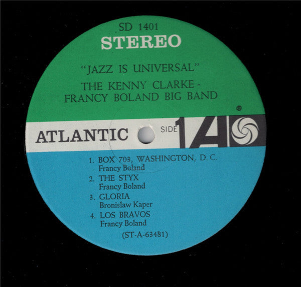 The Kenny Clarke Francy Boland Big Band ~ Jazz Is Universal (Vinyl) - Djungel & Jazz