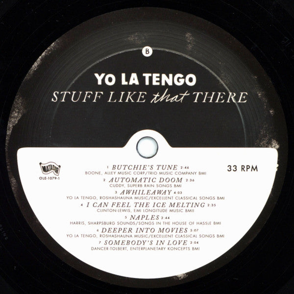 Yo La Tengo ~ Stuff Like That There (Vinyl) - Djungel & Jazz