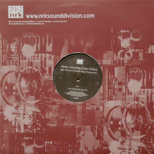 Akabu Featuring Linda Clifford : Ride The Storm Part Two (Joey Negro & Audio Soul Project Mixes) (12")