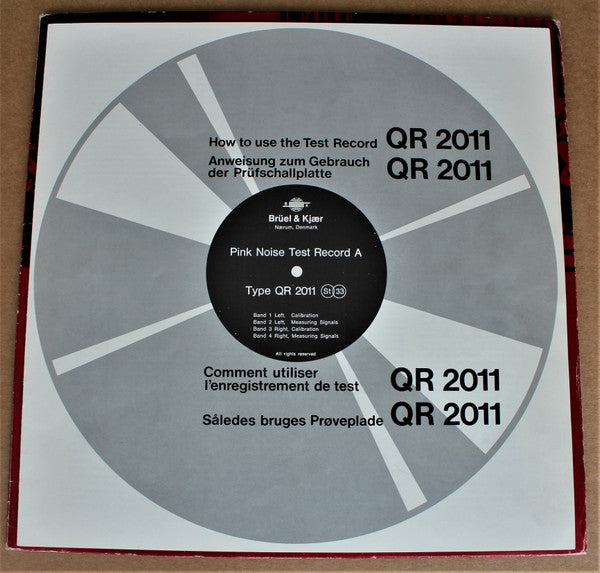 No Artist ~ Pink Noise Test Record (Vinyl) - Djungel & Jazz