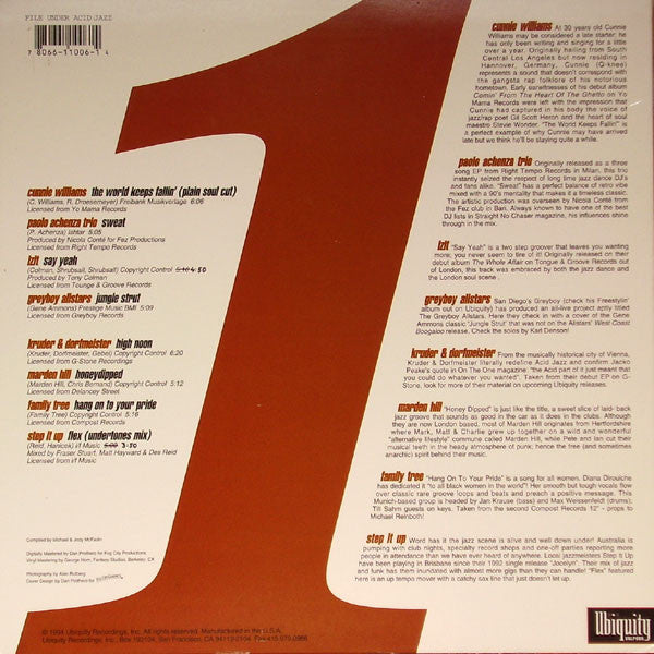 Various : Explorations Into Dancefloor Jazz 1 (LP, Comp)