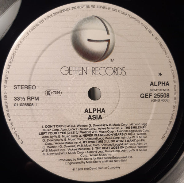 Asia ~ Alpha (Vinyl) - Djungel & Jazz