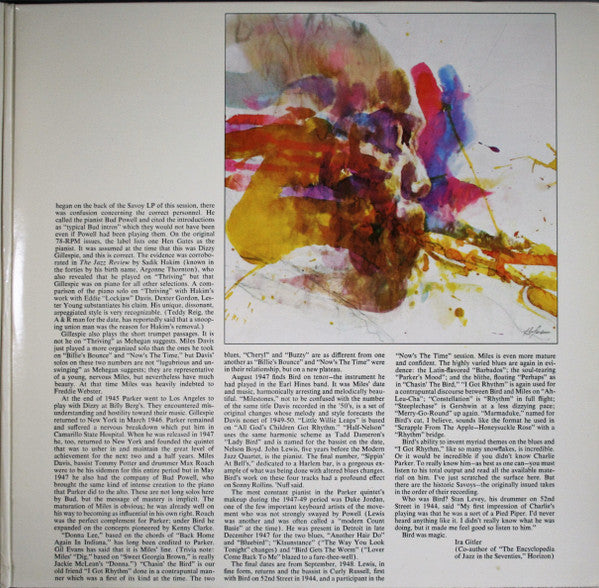 Charlie Parker : Bird / The Savoy Recordings (Master Takes) (2xLP, Comp, Ter)